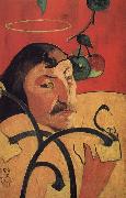 Paul Gauguin With yellow halo of self-portraits china oil painting artist
